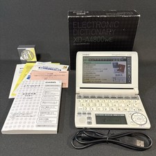 CASIO EX-word XD-A4800 White Electronic Dictionary High School Model Used Japan