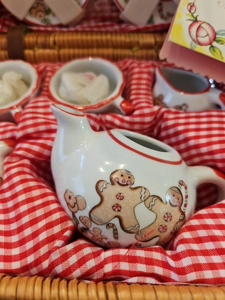 Juego de té Dalton juego de cesta de picnic para 2 personas asas y cierre de hebilla Foto 3 de 4