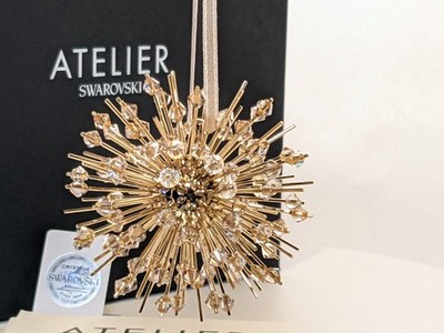 Swarovski Atelier Icons of LIGHT ORNAMENT Gold Tone 5572960