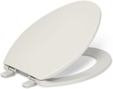 Kohler 4774-47 Brevia Elongated Toilet Seat with Quick-Release Hinges - Almond