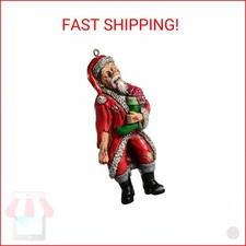 HorrorNaments Zombie Santa Horror Ornament - Scary Prop and Decoration for Hallo