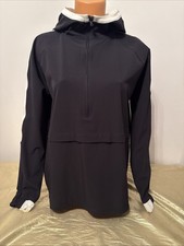 NWT Under Armour Heat Gear Zip Pull Over Hoodie Water-Repellent Black Size Small