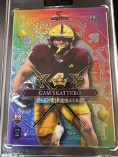 Cam Skattebo & Sam Leavitt 2 Sided Rainbow GOLD FOIL 1/1 RC ONE OF ONE 🔥