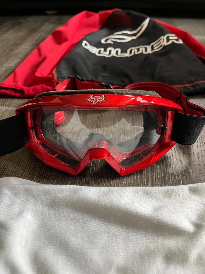 Fulmer Helmet Fox Racing Dirtpaw Gloves Goggles Protective Gear READ DESCRIPTION - Image 3 of 4