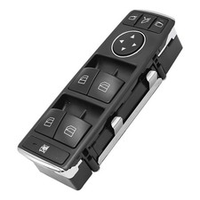 Nonuin Mando Botonera Elevalunas Para Benz GL R Class ML350 W251 X164 GL450 R350 Interruptor Principal De Ventana Botón De Ventana Regulador De Ventana 2518300390 A2518300590 (Color : Negro