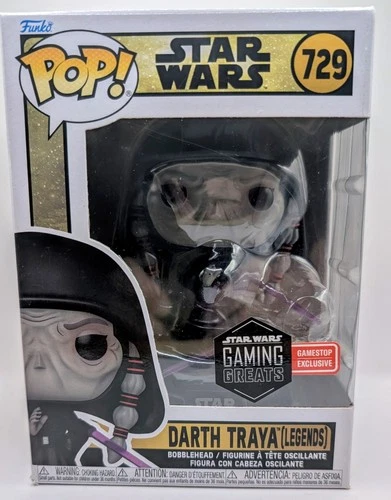 Darth Traya  Funko Pop Star Wars Funko #729 Bobblehead  Figurine w/Protector