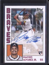 Nacho Alvarez Jr. 2025 Topps Archives 84FFA-NA Fan Favorites RC Auto