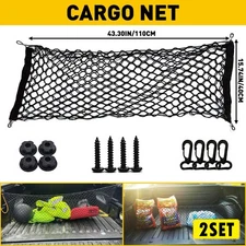 2set Rear Trunk Cargo Style Envelope Net for Rav4 Toyota Rav 4 2013-2018 BRAND N