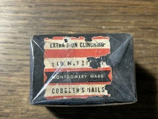 *VINTAGE* 6/8" Cobblers Nails Extra Iron Clinching Nails MONTGOMERY WARD