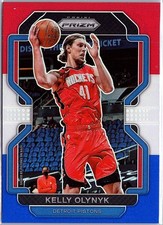 2021-22 Panini Prizm #150 Kelly Olynyk Red White and Blue