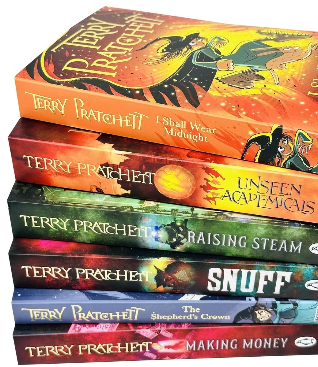 Terry pratchett Discworld Novels Series 8 :6 Books