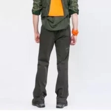 Vintage Austrian Outdoor Green Hunting Jagd Lederhose Heavy Canvas X2351 Gorpcor