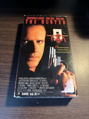 The Hunted (1995) VHS - Christopher Lambert, John Lone, Joan Chen - Thriller