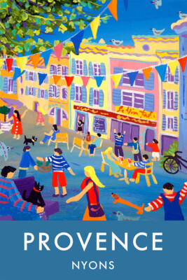 France Provence Original Vintage People Wall Art Home Decor - POSTER 20x30
