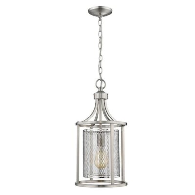 Eglo De Velde 1-Light Matte Nickel Chandelier