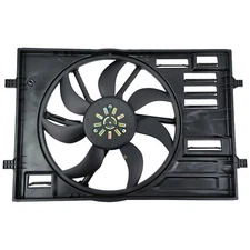 Radiator Cooling Fan Assembly Fits VW Golf GTI Jetta Audi A3 S3 5Q0121203CL