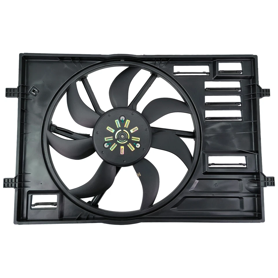 Conjunto de ventilador de refrigeración del radiador para VW Golf GTI Jetta Audi A3 S3 5Q0121203CL Foto 2 de 4