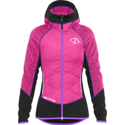 CRAZY IDEA Jacket After Damen Hybridjacke Outdoor Lifestyle, Gr. S, Farbe POP