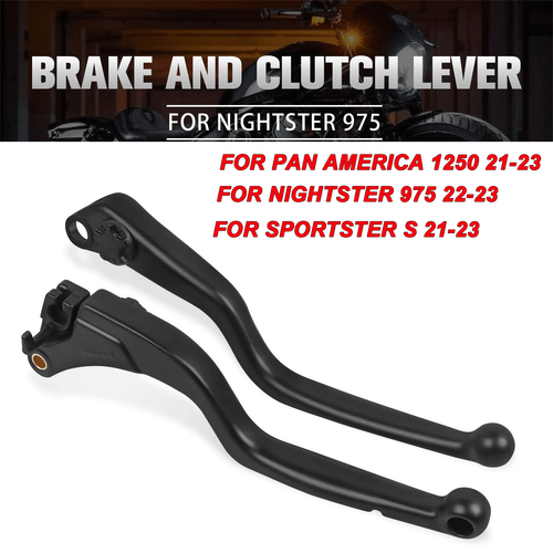 Black Hand Brake Clutch Levers Compatible With Harley SPORTSTER S RH1250S 21-23