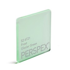 Perspex� Glacier Green S2 6T21 Frosted Acrylic Plastic Sheet / Various sizes 