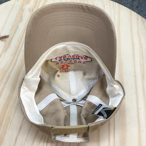 Welcome To Las Vegas Baseball Cap Hat Mens One Size Beige Adjustable Embroidered - Picture 8 of 13