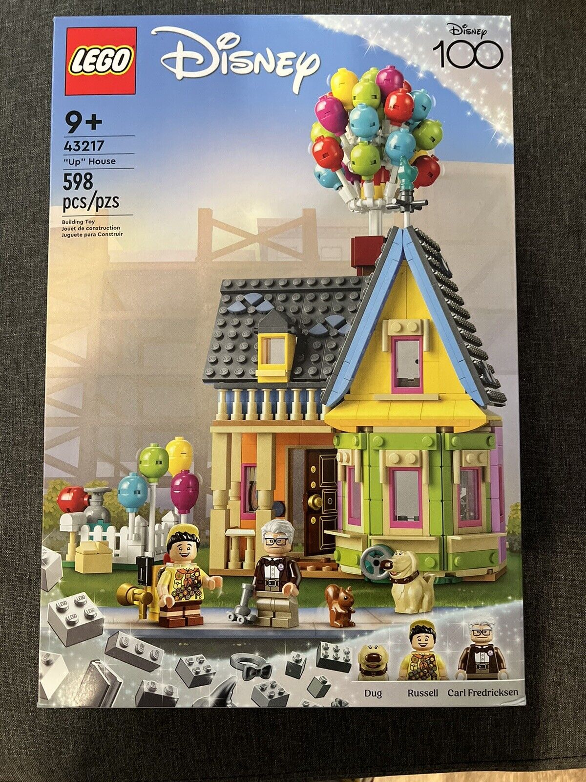 Juego de juguetes de construcción LEGO Disney and Pixar 'Up' House 43217  para celebrar el 100 aniversario de Disney para niños y fanáticos del cine  a partir de 9 años, un regalo