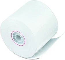 8677 Paper Rolls, One Ply Adding Machine/Calculator, 2 1/4" X 15 Ft, White (Case
