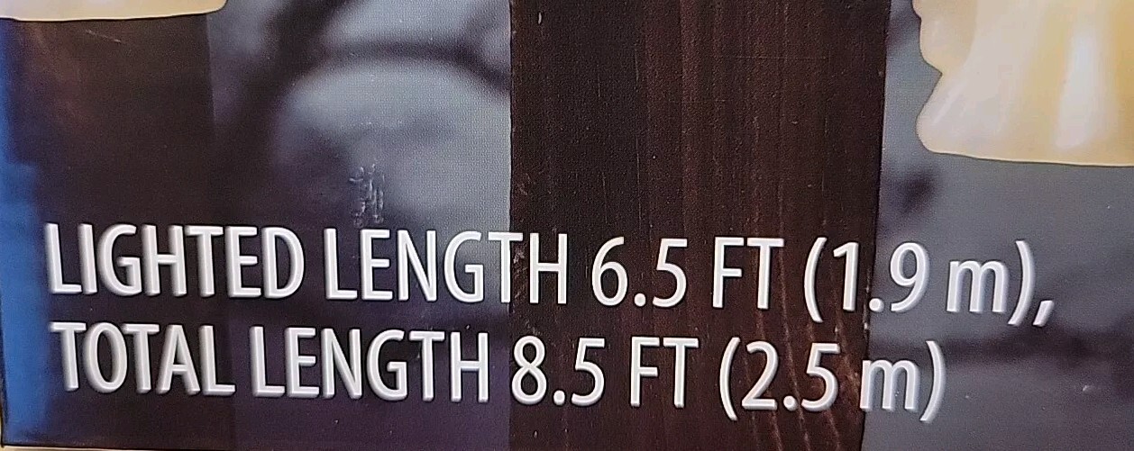 Way To Celebrate 10 Mini String Lights Halloween Indoor/Outdoor White GHOSTS New