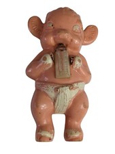 1950s Irwin Elsie Cow Beauregard Baby Rattle Bottle Borden Toy Vintage Works