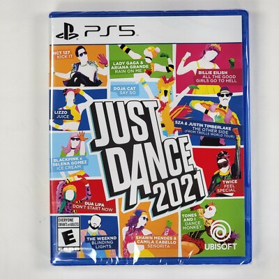 Sony PlayStation 5 PS5 Just Dance 2021 Factory Sealed Video Game Dancing 