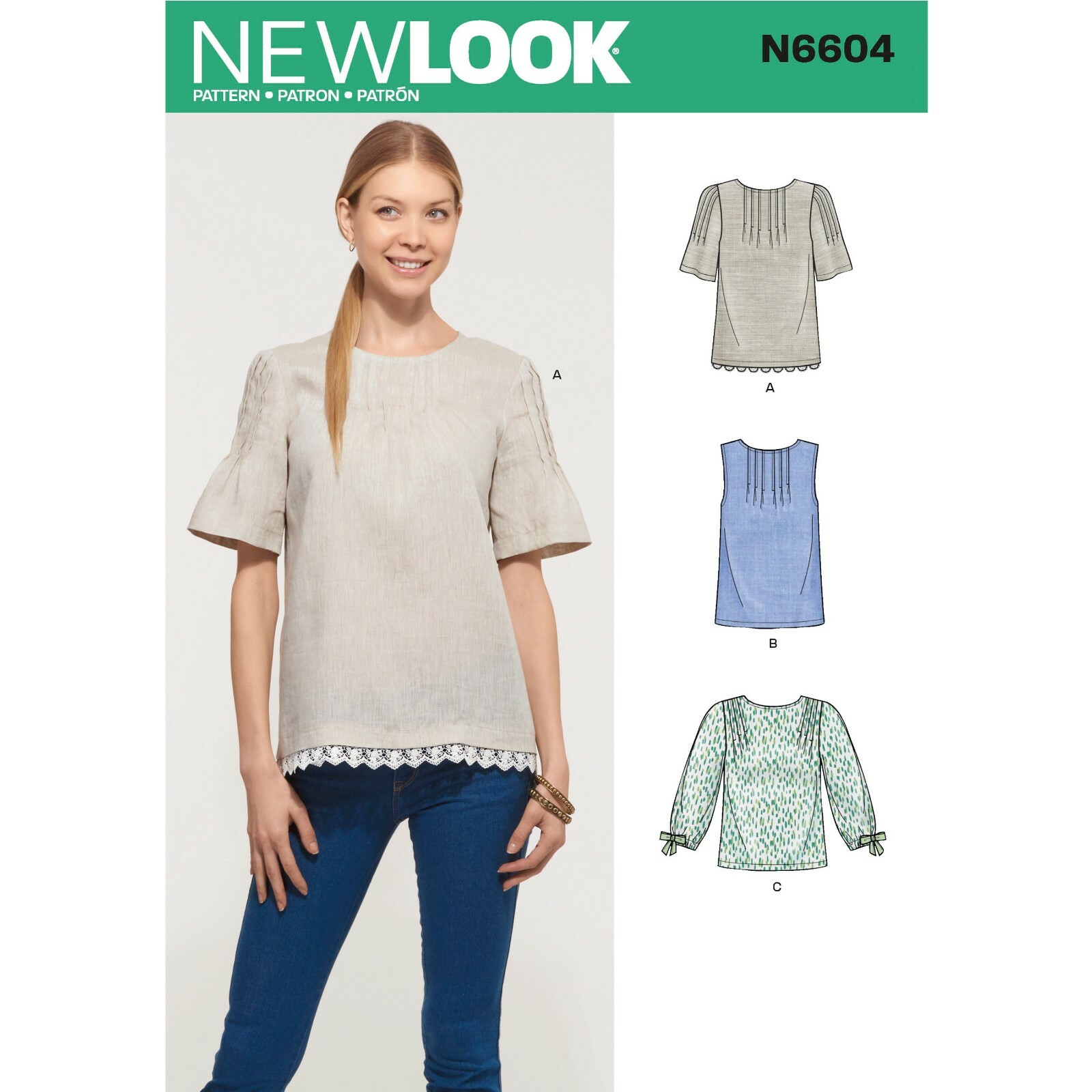 New Look SEWING PATTERN N6604 Misses' Pleated Tops Sizes 10-22 Free Tracked P&P