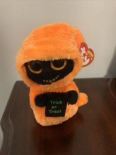 TY Beanie Boos Trick or Treat Grinner Ghoul Halloween Plush October 4 Birthday