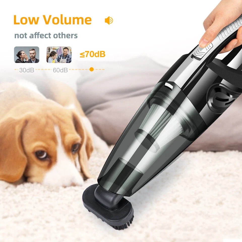Vacuum Cleaner Cordless Handheld Car Home Wet & Dry High Power - Image 4 of 4