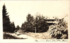 Bayville Inn Bayville Maine RPPC Real Photo Postcard Unposted 1910s-20s