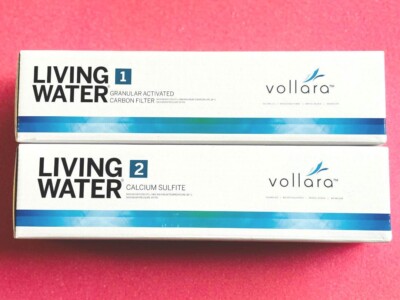 Living Water Replacement Filter Set Carbon Calcium Alkaline Vollara System