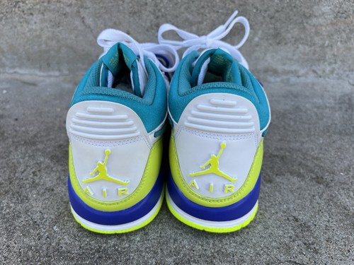 Nike Just Don Nike Air Jordan Legacy 312 Low Kids 4.5 Neon Shoes Gym Basketball - Picture 4 of 11