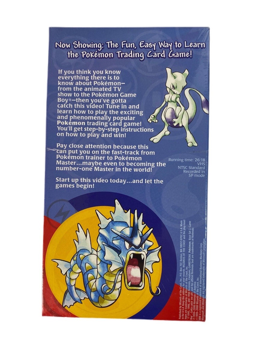 貴重！未開封　ポケモンカード　PoKeMoN trainer video usa 1999 Wizards of the Coast Sealed VHS - Pokemon Trading Card