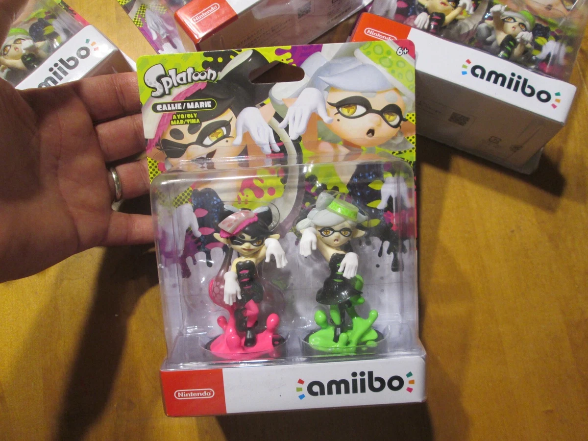 CALLIE AND MARIE AMIIBO Squid Sisters SPLATOON 2 PACK Nintendo WII