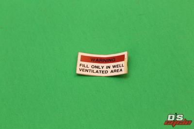 NOS Kawasaki Warning Label Decal JF650 JS300 56040-3712