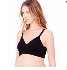 Ingrid Isabel maternity drop cup black nursing Clasp bra size large