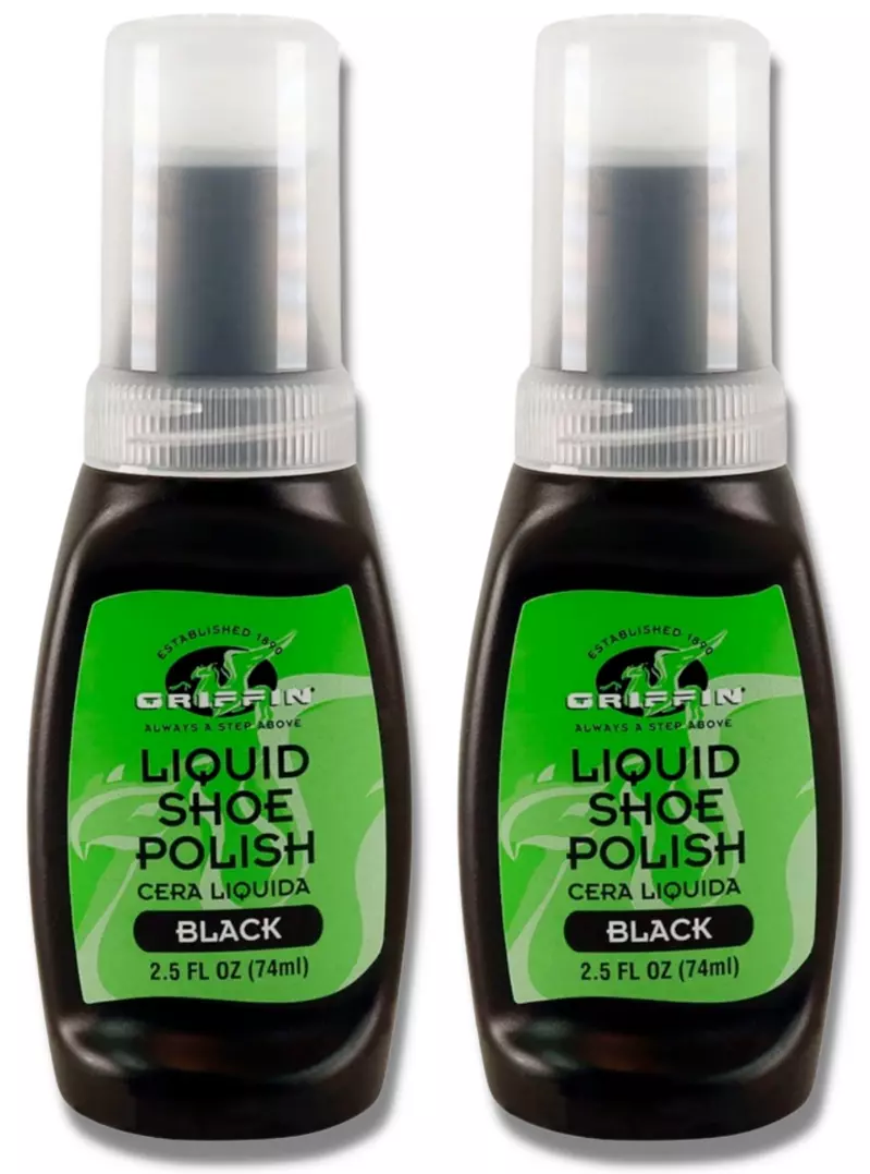 Griffin Shoe Polish, Liquid, Black - 2.5 fl oz