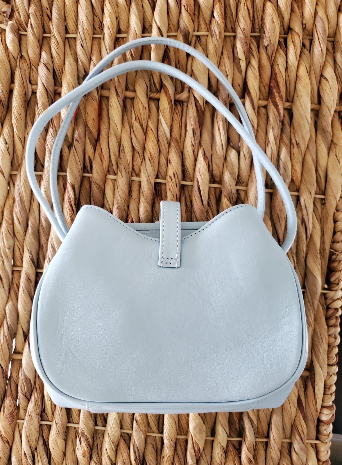 Lazaro Leather Handbag Light Blue Shoulder Purse … Gem