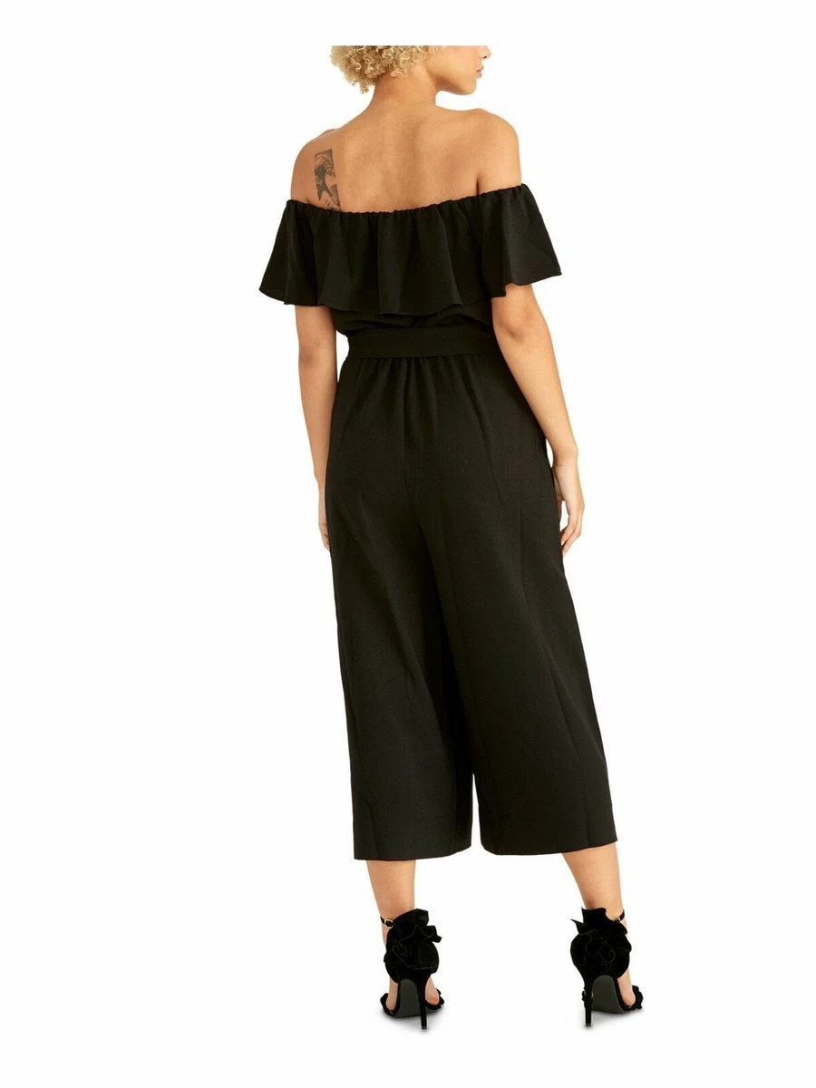 Rachel Rachel Roy Women s Daya Ruffled Off the Shoulder Jumpsuit