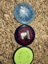 Three Disc Golf Frisbees