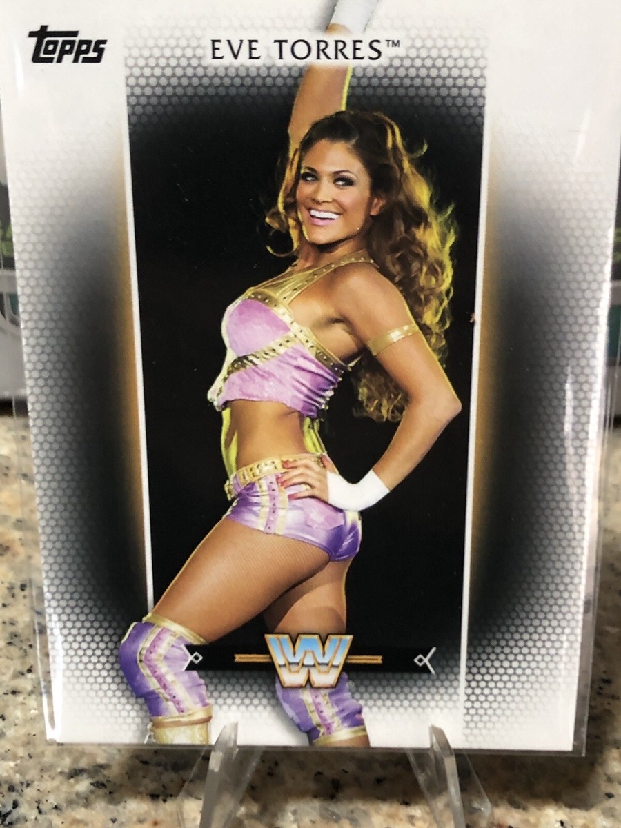 2017 Topps WWE Womens Division Legend Eve Torres #R-38 WWF NXT | eBay