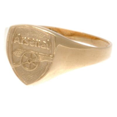 Arsenal FC 9ct Gold Crest Ring | eBay