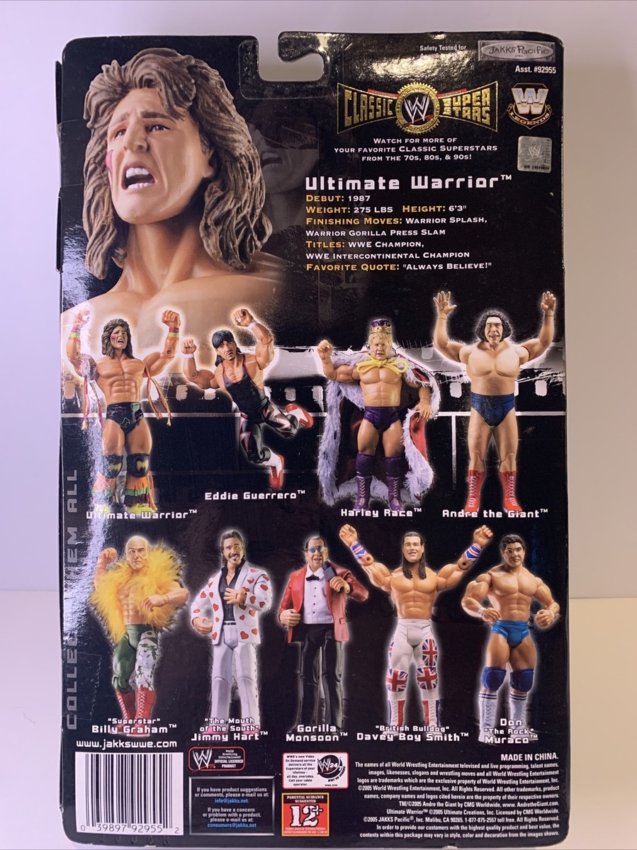 WWE Ultimate Warrior Classic Superstars Series #1 JAKKS Pacific