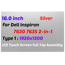 16" for Dell Inspiron 7630 7635 2-in-1 174MM LCD Screen Touch Display Assembly