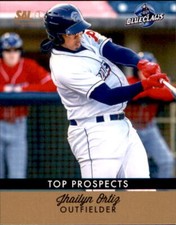 2018 South Atlantic League Top Prospects Choice #23 Jhailyn Ortiz Baseball Card