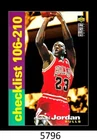 1-1995-96 UPPER DECK COLLECTOR'S CHOICE MICHAEL JORDAN BULLS CARD#210 QTY